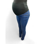 Size 34 - Mid Blue Denim Maternity Skinny Jeans - Cherry Melon