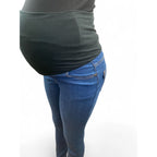 Size 34 - Mid Blue Denim Maternity Skinny Jeans - Cherry Melon