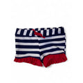 6-12M Navy Blue & White Stripe Swim Shorts - Naartjie