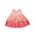 3-6M Peach-Pink Butterfly Printed Tulle Dress - Ackermans