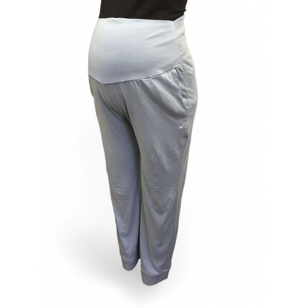 Large - Light Blue Maternity Sleep Pants - Petite Plume