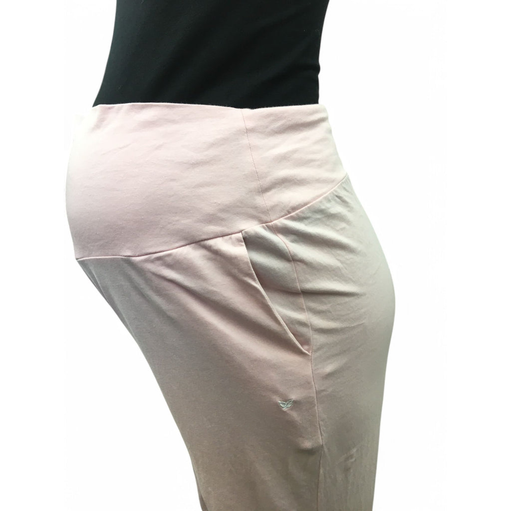 Large - Light Pink Maternity Sleep Pants - Petite Plume