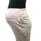 Large - Light Pink Maternity Sleep Pants - Petite Plume