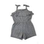 6-12M Grey & Silver Heart Playsuit - Jet