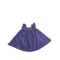0-3M Lilac Corduroy Frill Sleeve Dress - Cotton On