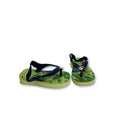 Size 19 Green & Navy Jungle Monkey Flip Flops - Havaianas