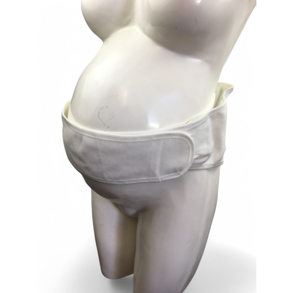 Large - White Mesh Belly Maternity Support Band