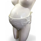 Large - White Mesh Belly Maternity Support Band
