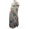 Size 36 - Cream Floral Viscose Belted Sleeveless Maternity Dress - Cherry Melon