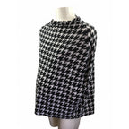 One Size - Black & White Houndstooth Multi Purpose Nursing Cover