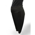 Large - Black Ribbed Lounge Pants - Aneenhenze