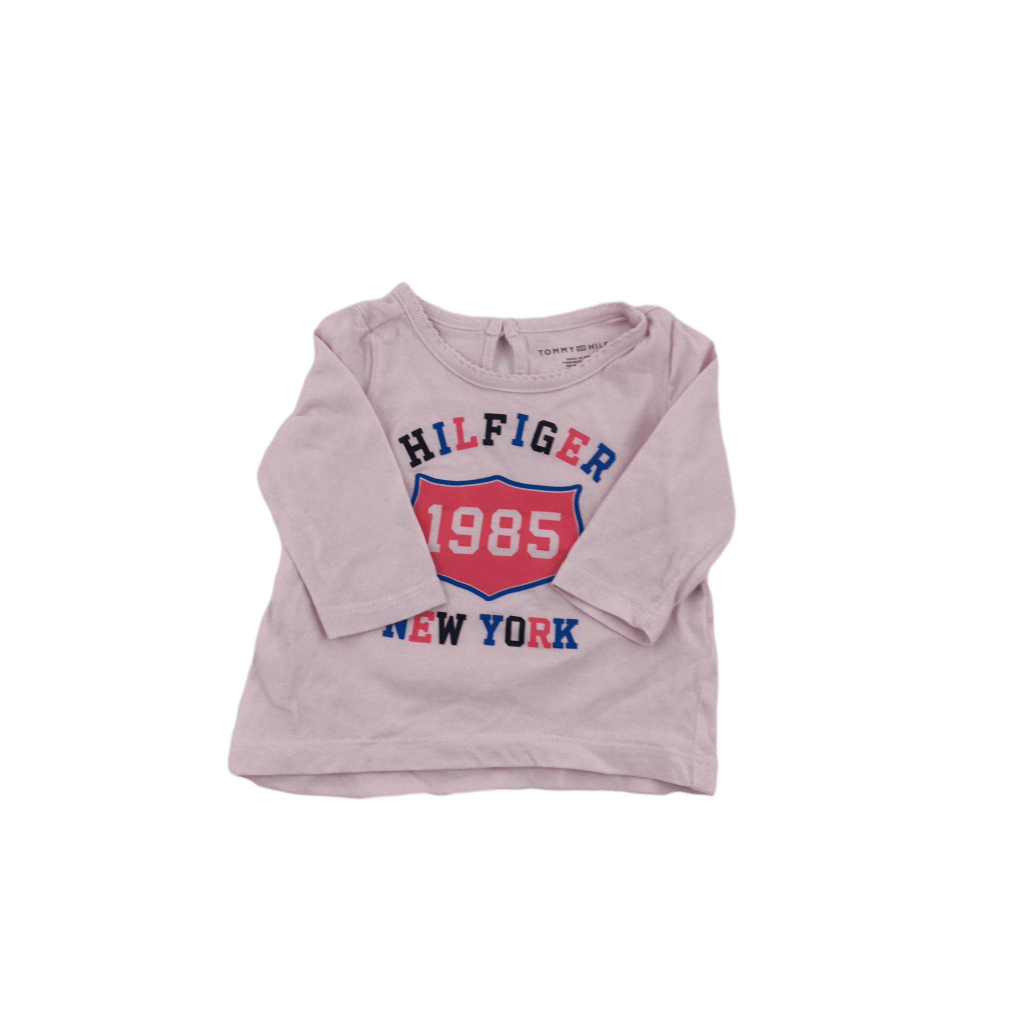 3-6M Pink Hilfiger Top - Tommy Hilfiger