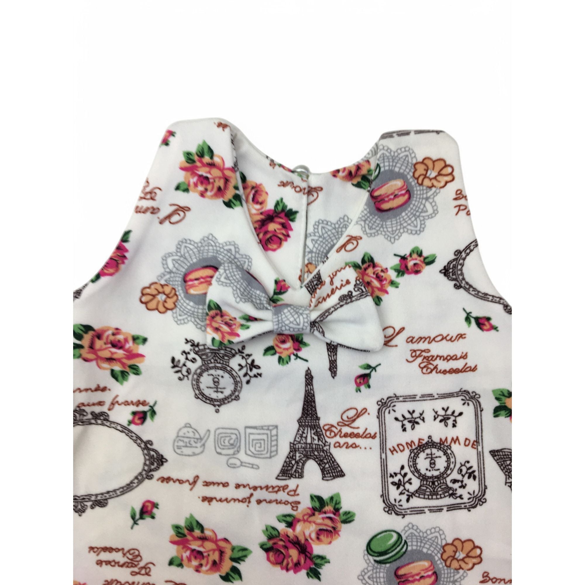 2Y Cream Bow Paris Bow Top - Arto Baby