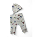 1-3M Cream Ribbed Car Leggings & Beanie - Woolworths