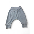 0-3M Light Blue Cuffed Harem Leggings