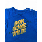 3-6M Blue & Gold "Bok Gone Wild" T Shirt - Springboks