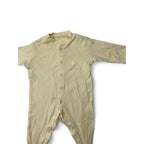 Newborn Light Yellow Snap Onesie - Woolworths