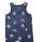 1-3M Navy Blue & White Starry Dungaree - Woolworths