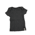 0-3M Grey & White Dotted Ribbed Top - Cotton On