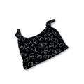 3-6M Black & White Milk Double Knot Beanie - Woolworths