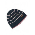US 1-2Y Dark Grey & Pink Stripe Knit Beanie - H&M