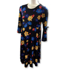 *NEW* Size 12 - Dark Blue Floral Maternity Dress - Bluebelle