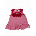 3-6M Red & White Stripe Drop Waist Top - Ackermans