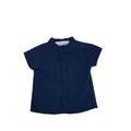 3-6M Dark Blue Textured Summer Shirt - Mr Price