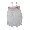 12-18M White Shirred Pindot Romper - Woolworths