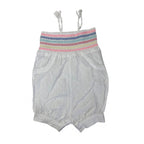 12-18M White Shirred Pindot Romper - Woolworths