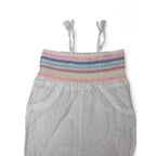 12-18M White Shirred Pindot Romper - Woolworths