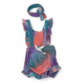 9-12M Tie Dye Pastel Romper & Headband