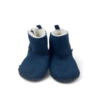 Size 3 - Navy Blue Fleece Lined Slipper Boots - Woolworths