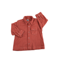 6M Red & White Check Button Shirt - Petit Bateau