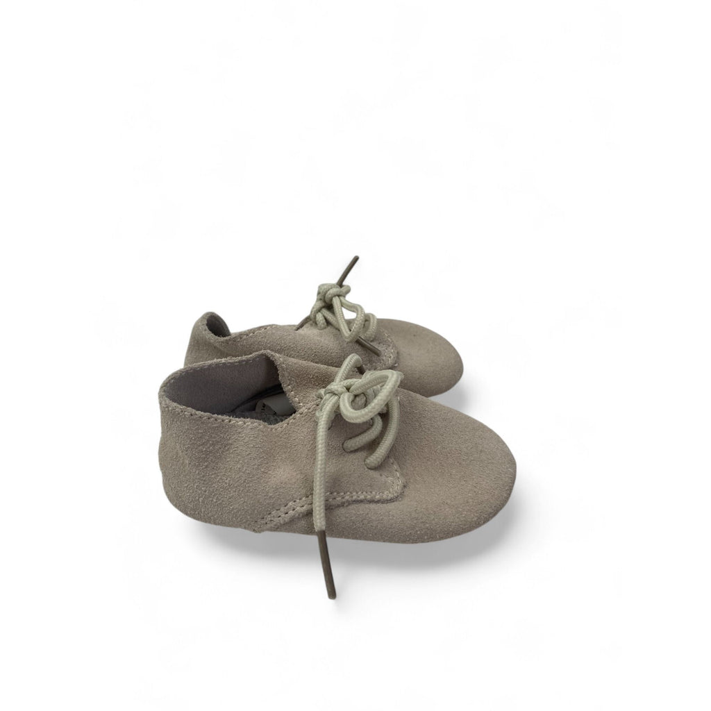 Size 0 - Beige Leather Soft Sole Shoes - Woolworths