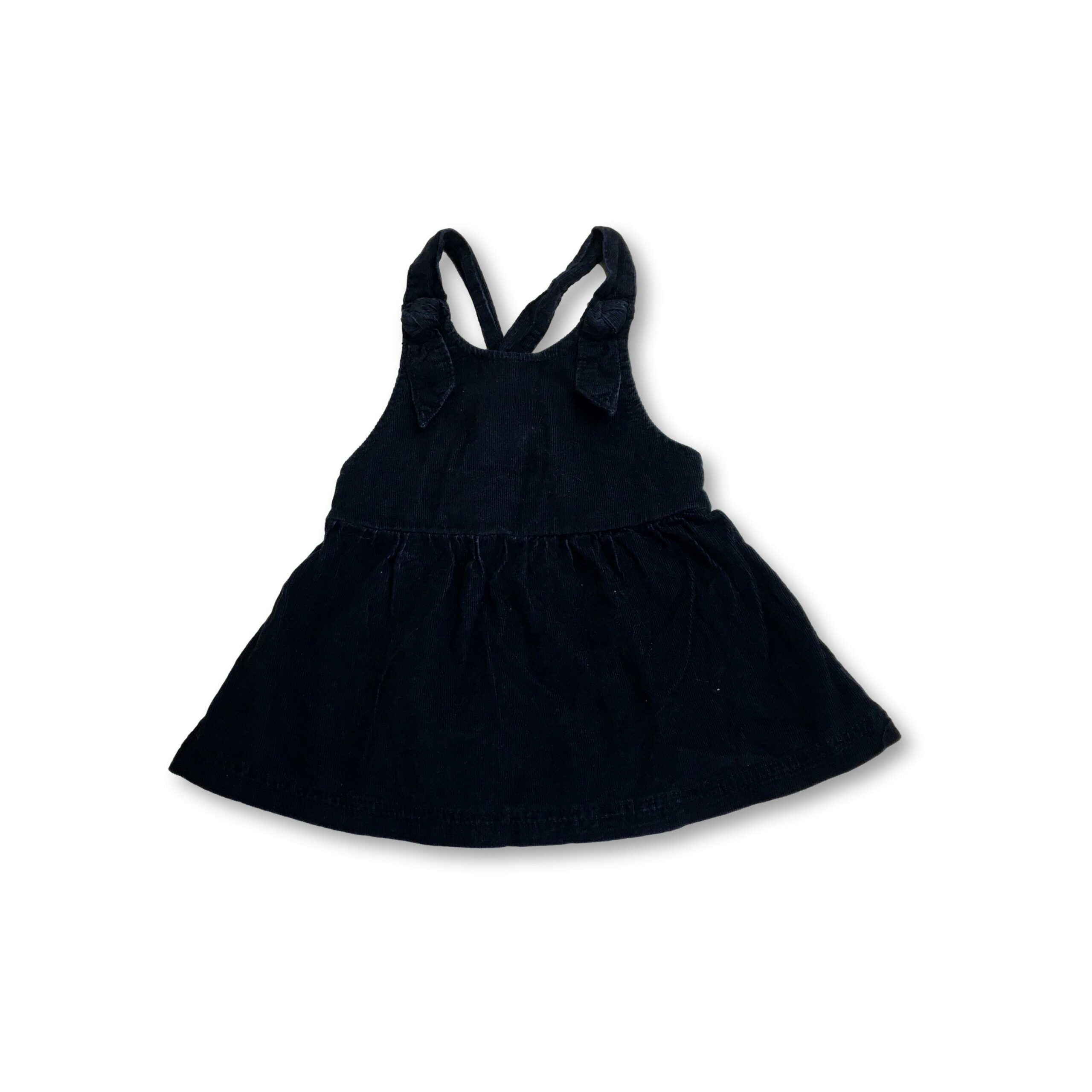 3-6M Navy Blue Corduroy Pinafore Dress - Woolworths