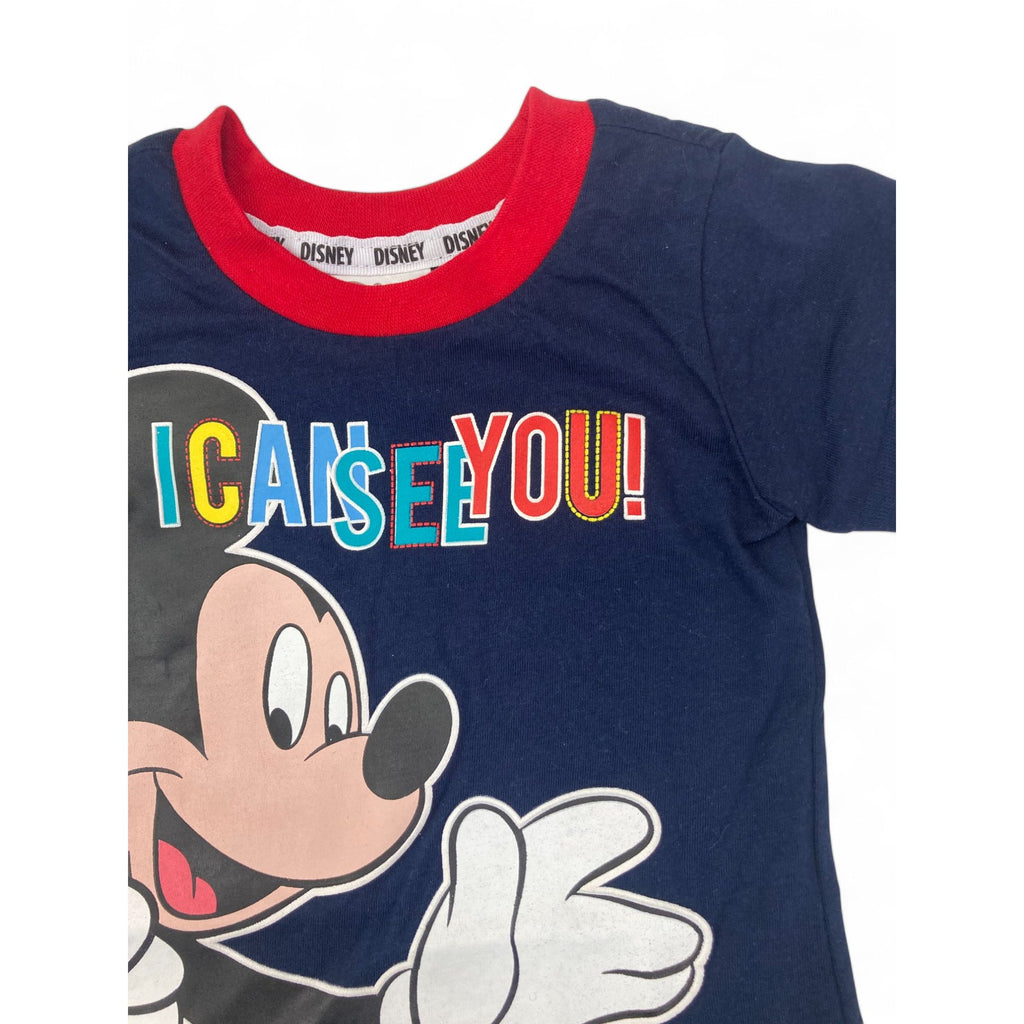3-6M Navy Blue Mickey Mouse T Shirt - Disney