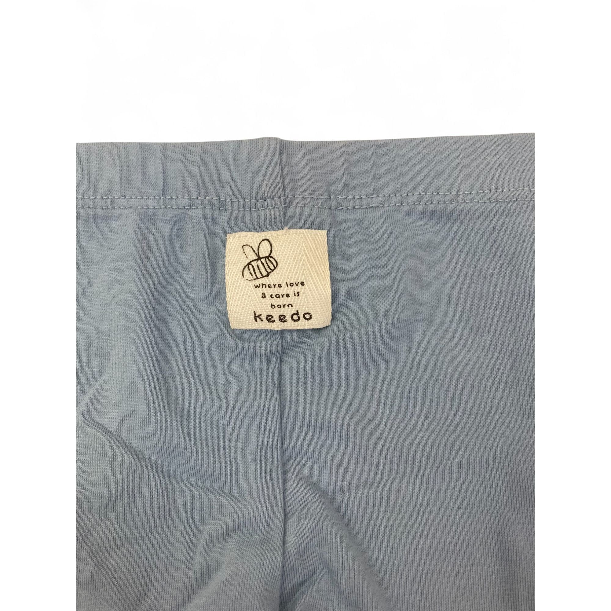 Newborn Light Blue Leggings - Keedo