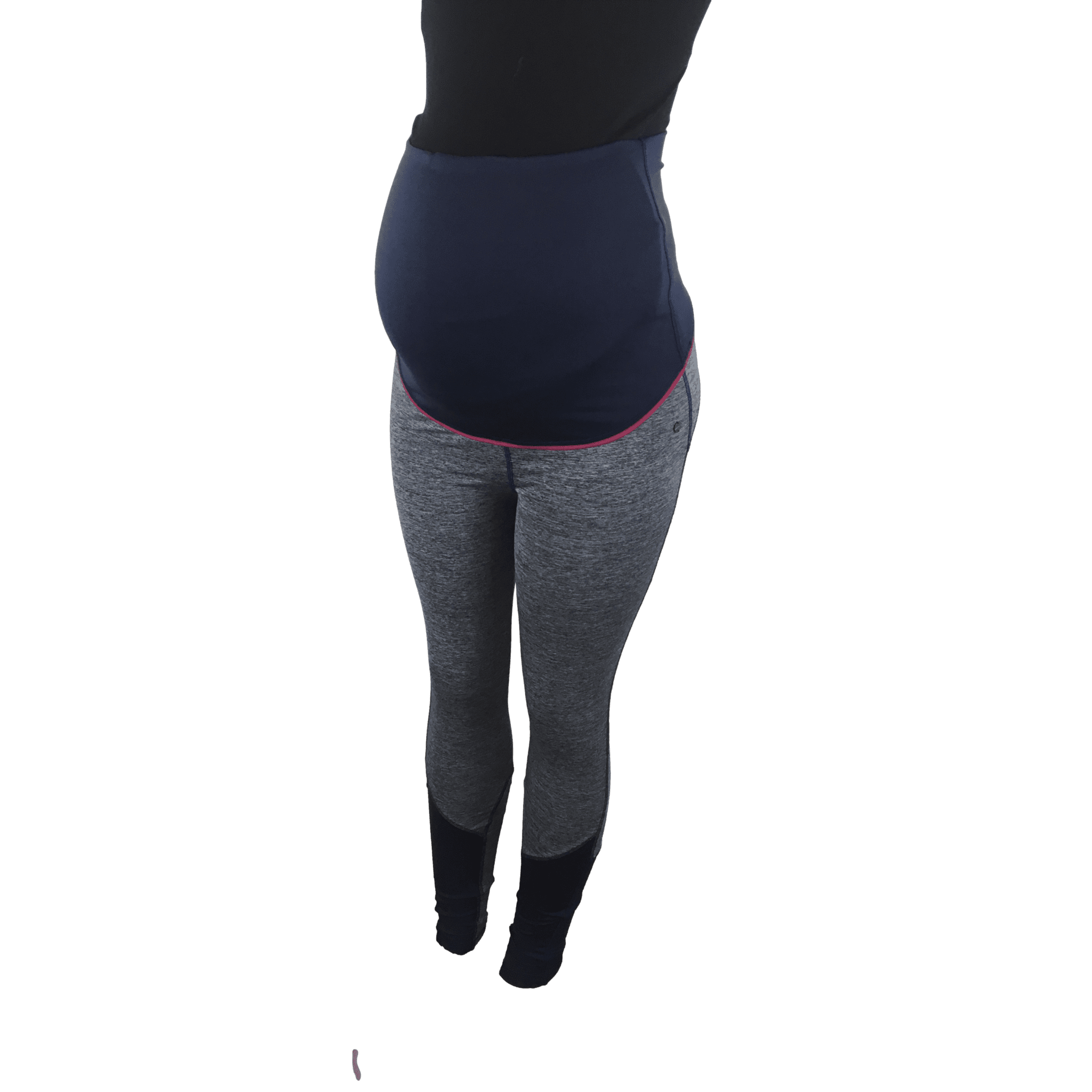 Size XS-S - Navy Melange Maternity Sport Leggings - Esprit