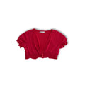 8-9Y Cerise Pink Short Sleeve Bolero - Miss Edge