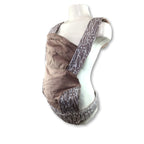 Newborn - Beige Hemp Bunny Print Baby Carrier - African Baby Carrier