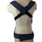 Newborn - Blue Denim Shweshwe Baby Carrier - African Baby Carrier