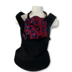 Original - Black Denim & Pink Shweshwe Carrier - African Baby Carrier