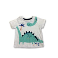 1-3M White Dino T-shirt - Woolworths