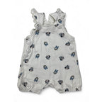 0-3M Cream Daisy & Minnie Dungaree Romper - Disney