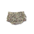 3-6M Beige Floral Frill Bloomer - Tic Tac Toe