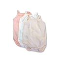 NewbornLight Pink & White Pointelle Strappy Bodysuits - Woolworths
