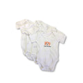 Newborn White Set Of Four Summer Bodysuits - Woolworths