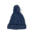 1-3M Dark Blue Pompom Knit Beanie - Woolworths