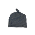 0-6M Grey & White Stripe Knot Beanie - Cotton On